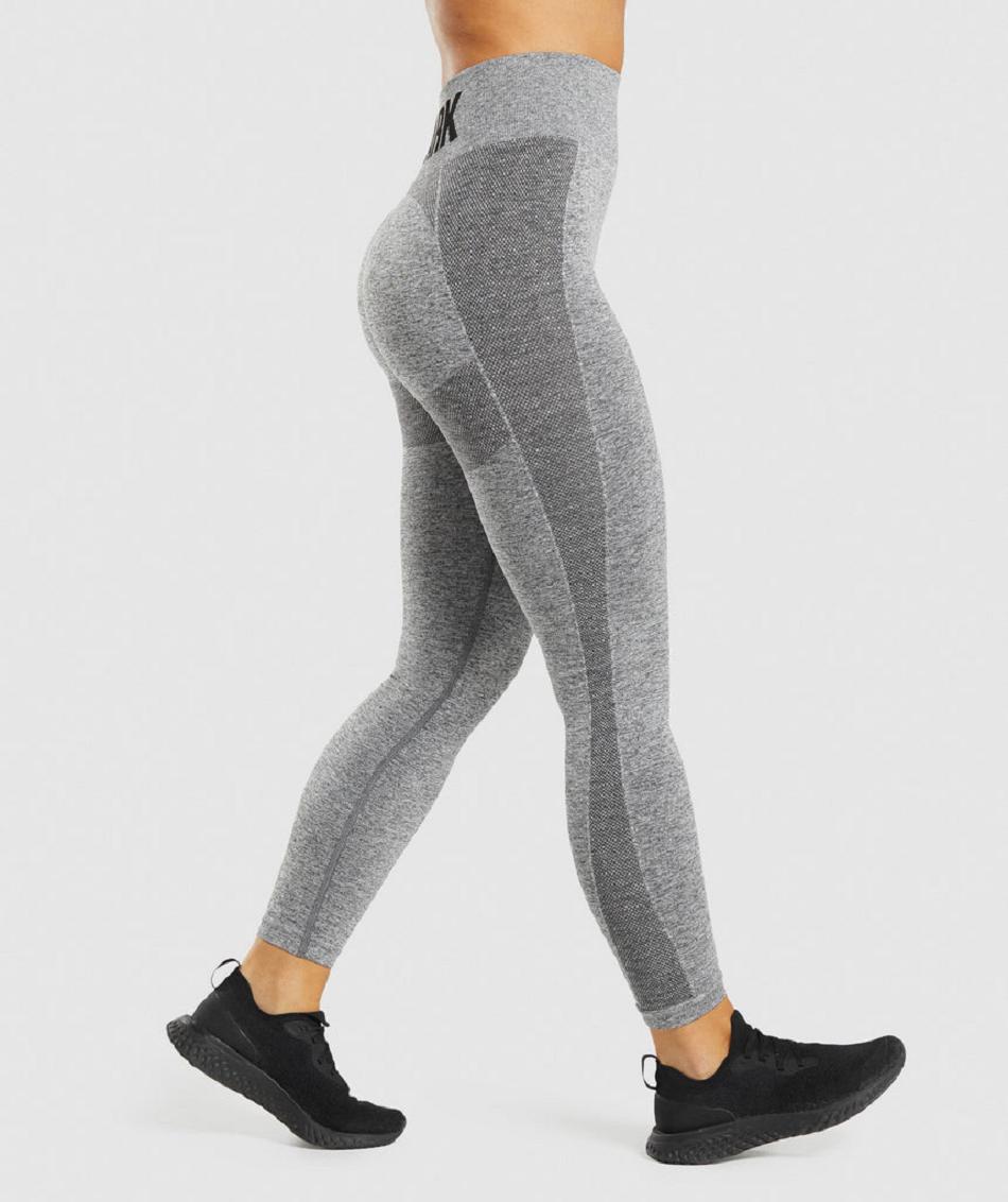 Leggins Gymshark Flex High Waisted Mujer Gris | CO 2868NWY